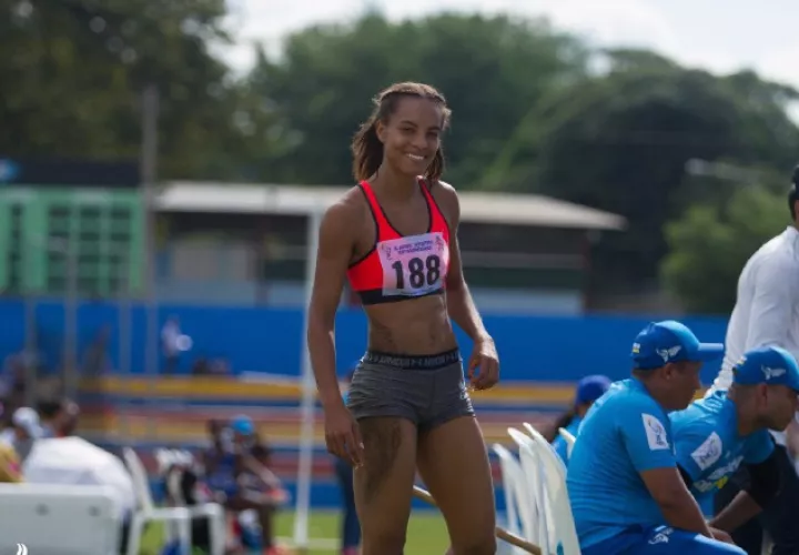 Nathalie Aranda es una de las figuras jóvenes del atletismo nacional. /Foto Pandeportes