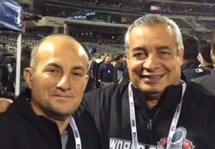 Eric  Espino y Elías González forman una de las duplas más populares del béisbol panameño. /Foto Cortesía