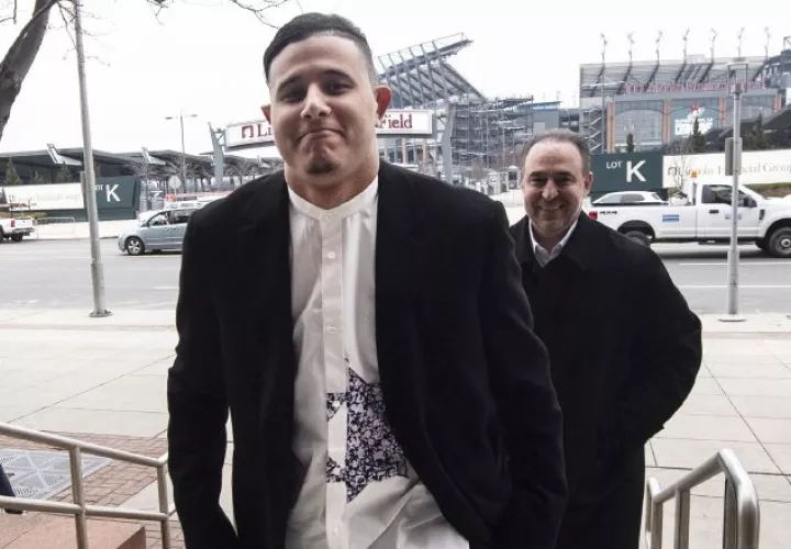 Machado a su llegada a Filadelfia.