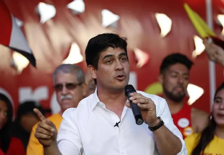 Carlos Alvarado, presidente de Costa Rica. /Foto Archivo