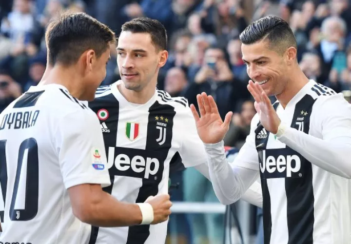 Cristiano Ronaldo alcanzó las 14 dianas en 19 encuentros con la Juventus.