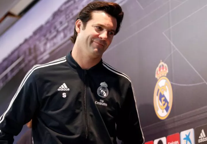 El entrenador argentino del Real Madrid Santiago Solari. /Foto EFE
