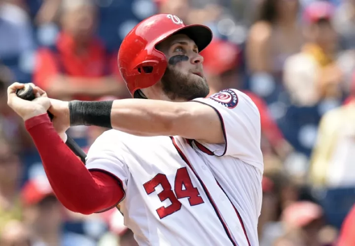 Bryce Harper es uno de los agentes libres más cotizados. /Foto AP