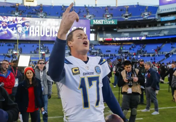 Philip Rivers   completó 22 de 32 pases para 160 yardas. Foto /EFE