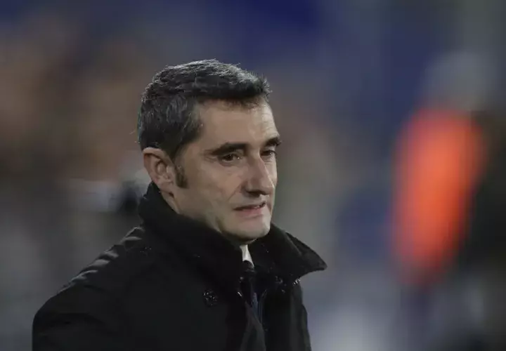 Ernesto Valverde podría no seguir en el Barcelona. /Foto AP