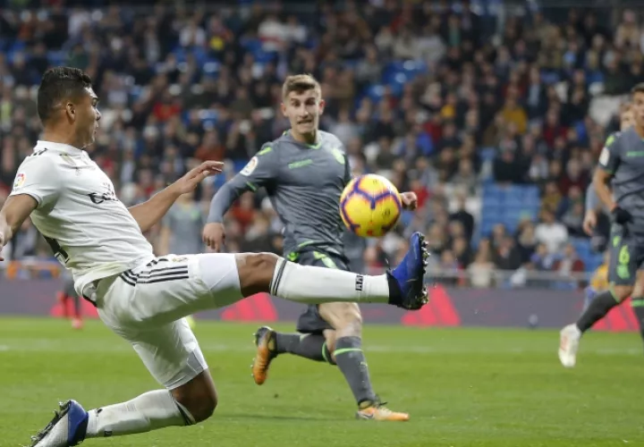 El Real Madrid perdía desde el minuto 3 tras un penal cometido por Casemiro. /Foto AP
