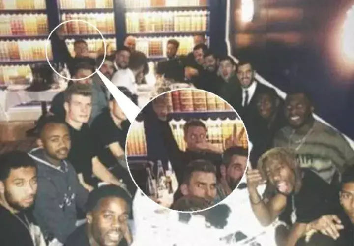 Wayne Hennessey habría un hecho un gesto que despertó suspicacias. Foto Twitter