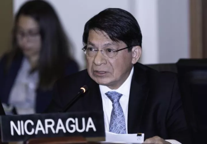 Canciller de Nicaragua, Denis Moncada. EFE