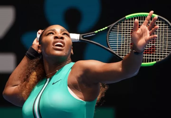 Serena Williams durante su partido en Australia. /Foto EFE