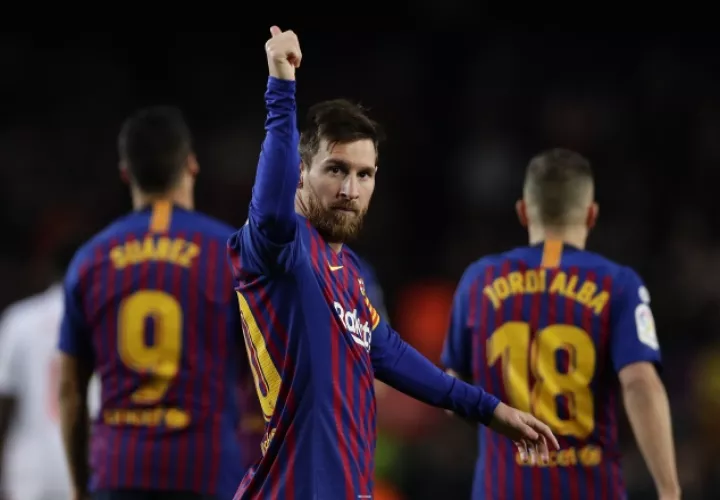 El astro argentino del Barcelona, Lionel Messi. AP