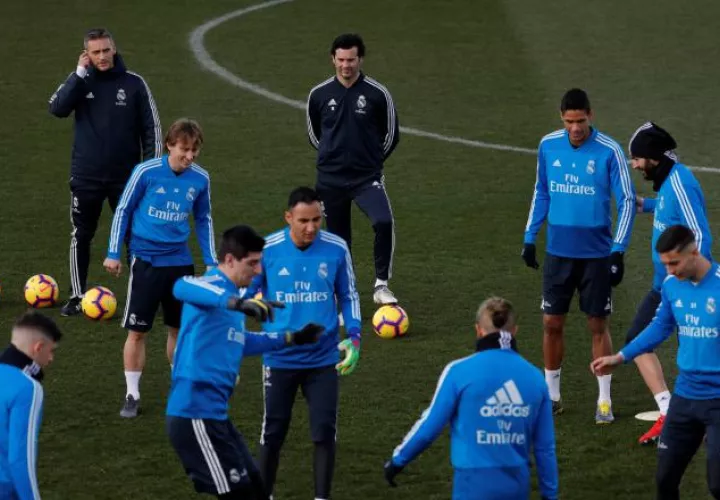 El Real Madrid tiene opciones en tres competiciones. EFE