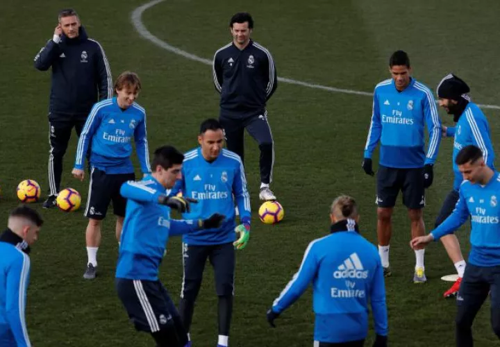 El Real Madrid tiene opciones en tres competiciones. EFE