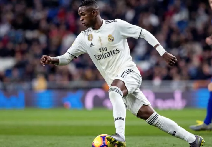 El delantero brasileño del Real Madrid, Vinícius Júnior. EFE