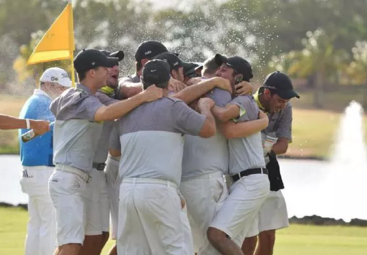 Los caballeros se llevaron por equipo el título en 2018. Cortesía