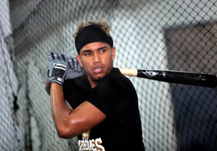 Camargo durante sus entrenamientos en Panamá.