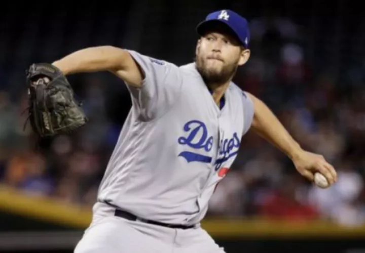 Clayton Kershaw es lanzador de los Dodgers. AP
