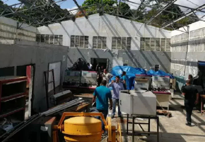 Los trabajos se podrían extender hasta finales de abril en algunas de las escuelas. Cortesía