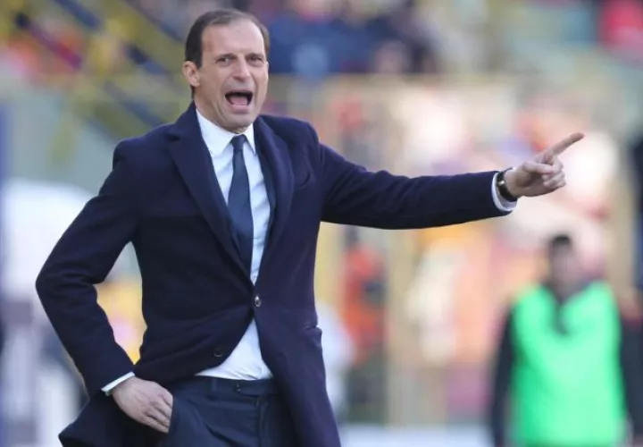 Massimiliano Allegri destacó que la Juventus no está eliminada. EFE