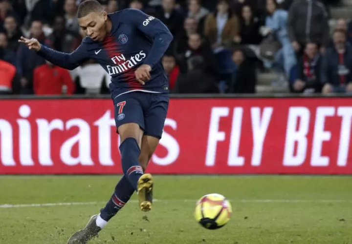 Kylian Mbappé es la bujía del PSG. AP