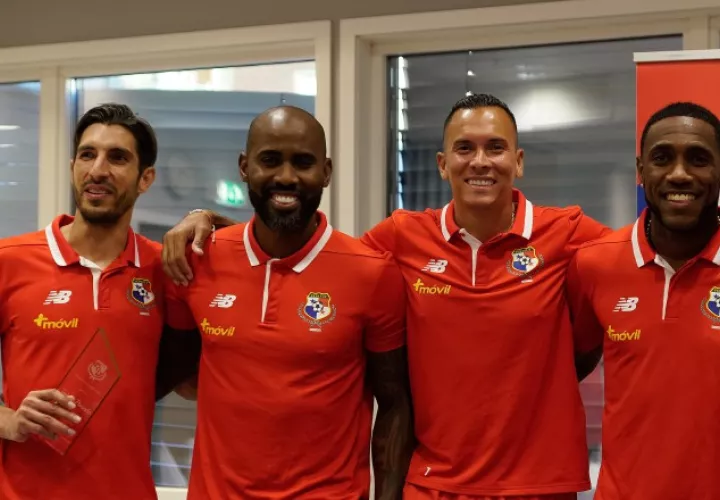 Jaime Penedo, Felipe Baloy, Blas Pérez y Luis Tejada. Fepafut