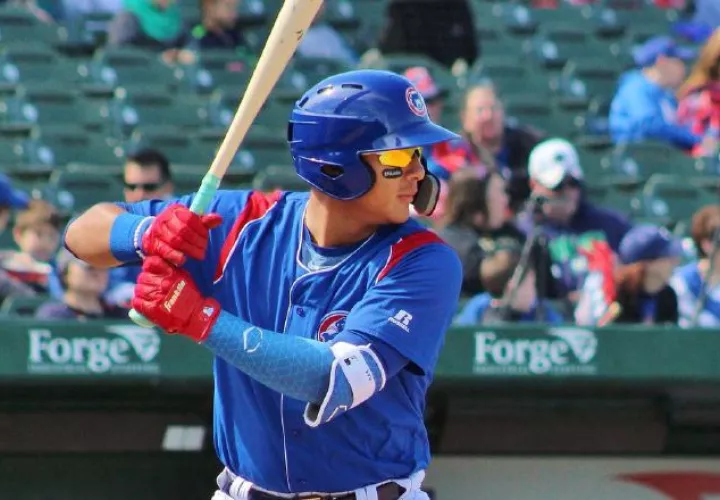 Miguel Amaya es uno de los mejores prospectos que tiene los Cachorros de Chicago. Cortesía