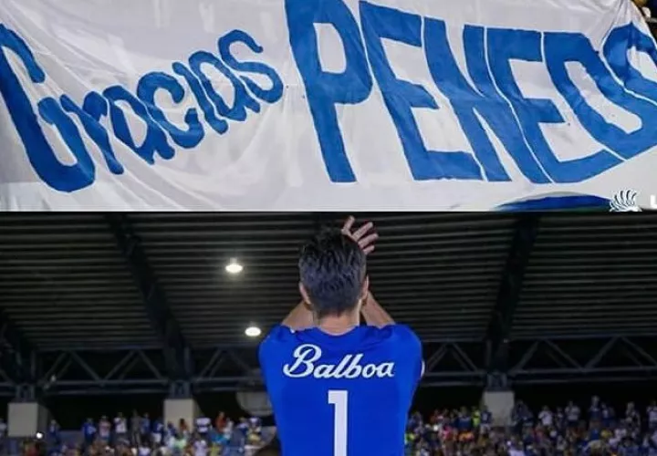 Jaime Penedo no ocultó su emoción durante el reconocimiento. LPF