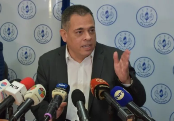 El director de la CSS realizó una conferencia de prensa para explicar los logros. Cortesía