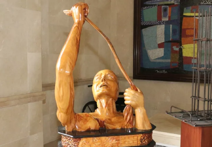 Escultura, 2018. Las obras premiadas en esta categoría y en Pintura, Artesanía y Fotografía se exhiben en la capital y el interior. Cortesía.