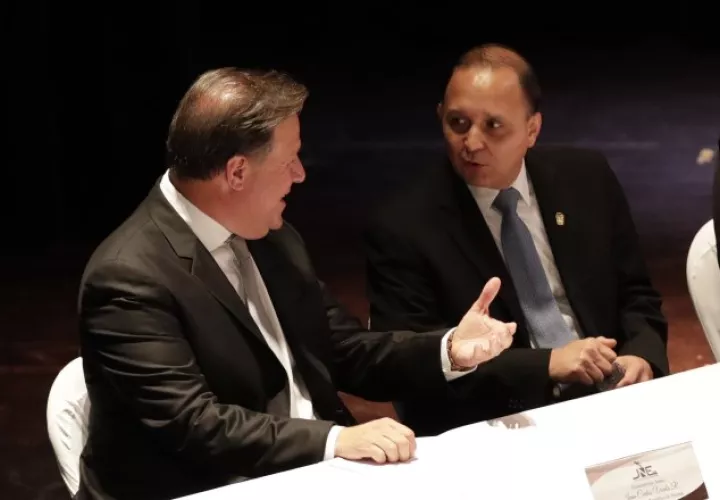 Durante su discurso, en presencia del presidente Juan Carlos Varela, el magistrado Araúz se refirió a la justicia selectiva.