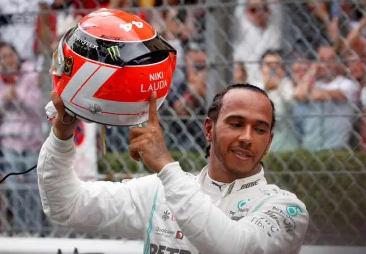 Hamilton no se olvidó de Lauda tras ganar. EF