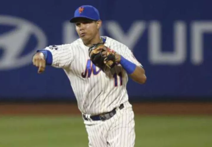 Rubén Tejada en acción. Cortesía