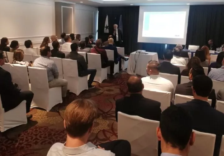 Durante la presentación de la Estrategia Nacional de Movilidad Eléctrica. Cortesía