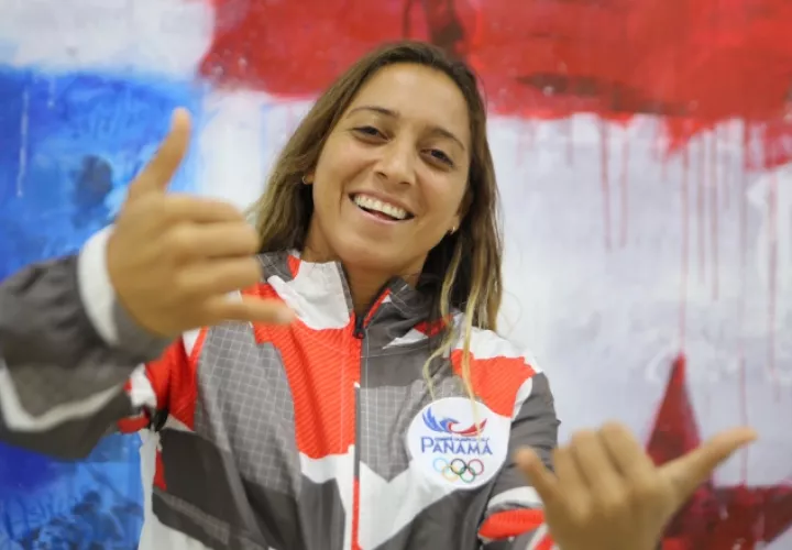 Samantha Alonso, atleta de surf, clasificada a los Juegos Panamericanos. Comité Olímpico de Panamá