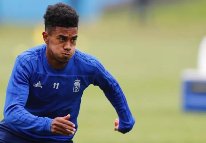 Édgar Yoel Bárcenas. Foto: @RealOviedo