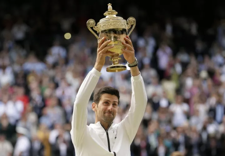 Novak Djokovic ganó su 16to trofeo de Grand Slam. Foto AP