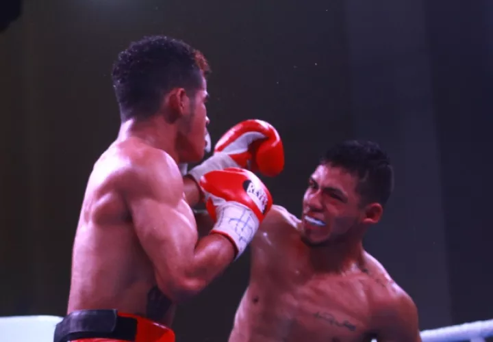 Jaime "Lethal Kid" Muñoz  estelarizó la cartilla  Zona Box 8, celebrada en el Vasco Núñez de Balboa. Foto Anayansi Gamez