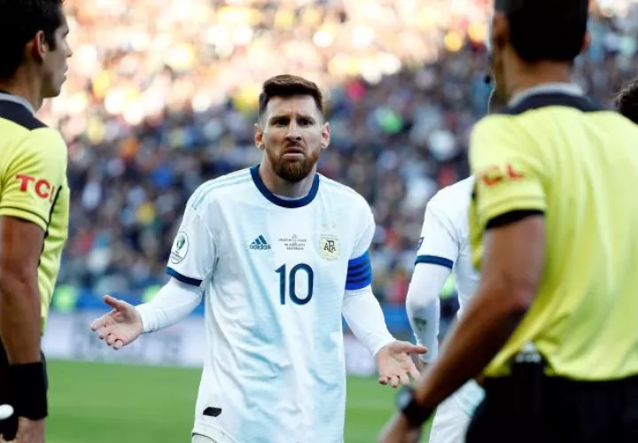 Messi dio declaraciones en la pasada Copa América. EFE