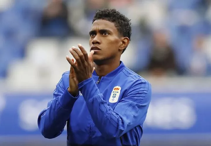 Édgar Yoel Bárcenas anotó seis goles la temporada pasada. @ Real Oviedo