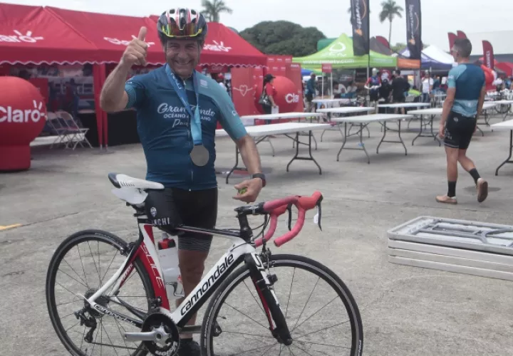 Pedro Fonseca estuvo en el Gran Fondo de Océano a Océano. Víctor Arosemena
