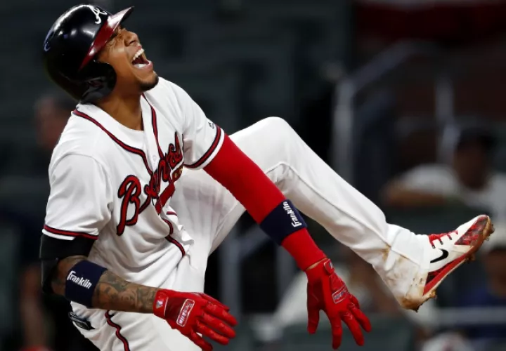 Johan Camargo no ha estado encendido este año. AP