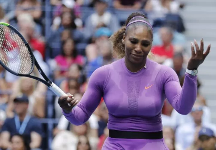 Serena Williams  comentió muchos errores. EFE