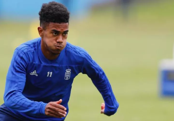 Edgar Yoel Bárcenas. Foto: @RealOviedo