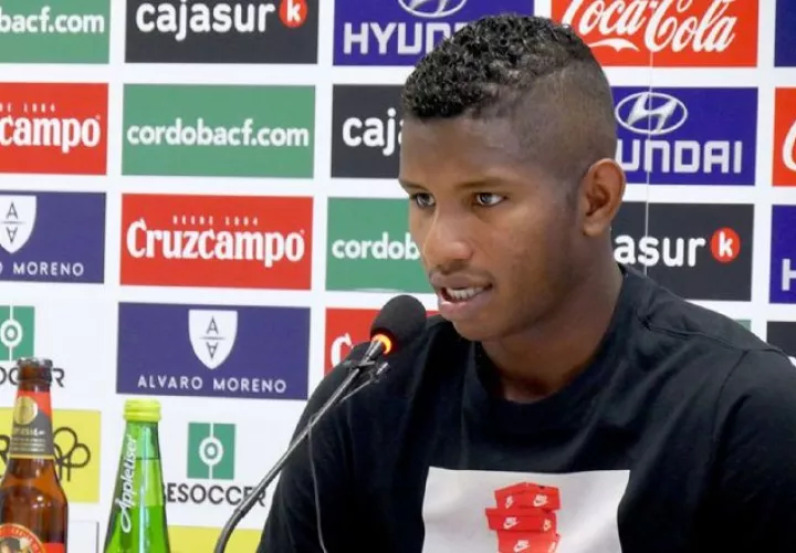 Fidel Escobar ya debutó con el Córdoba CF Foto Cortesía
