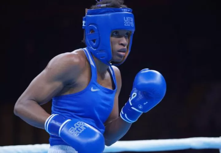 Bylon ganó por decisión unánime su primer combate. Foto @COlimpicoPanama