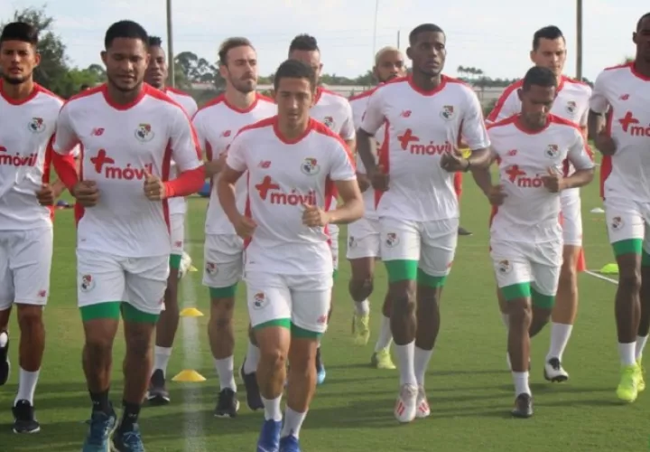 Panamá entrena en el Bradenton, Florida, en Estados Unidos. @Fepafut