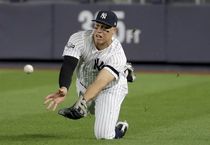 Aaron Judge ha mostrado seguridad en la defensa. Foto AP