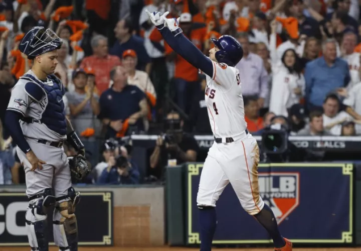 Gary Sánchez receptor de los Yanquis. Foto: AP