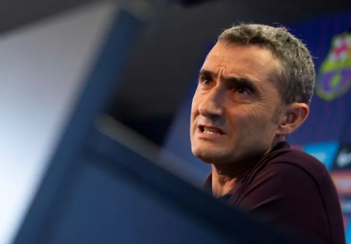 Ernesto Valverde, entrenador del FC Barcelona. Foto EFE