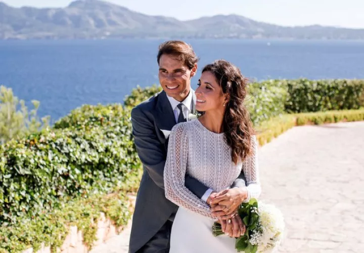 Rafa Nadal y Mery Perelló AP