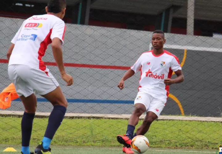 Jugadores de Panamá en los entrenamientos. Foto@Fepafut